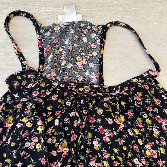 Mossimo Supply Co Pink and Yellow Sleeveless Sundress - Picture 3 of 5